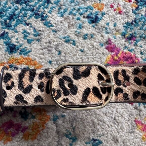 Halogen 100% Calf Hair Belt Trouser Fit Size Medium - Picture 3 of 5